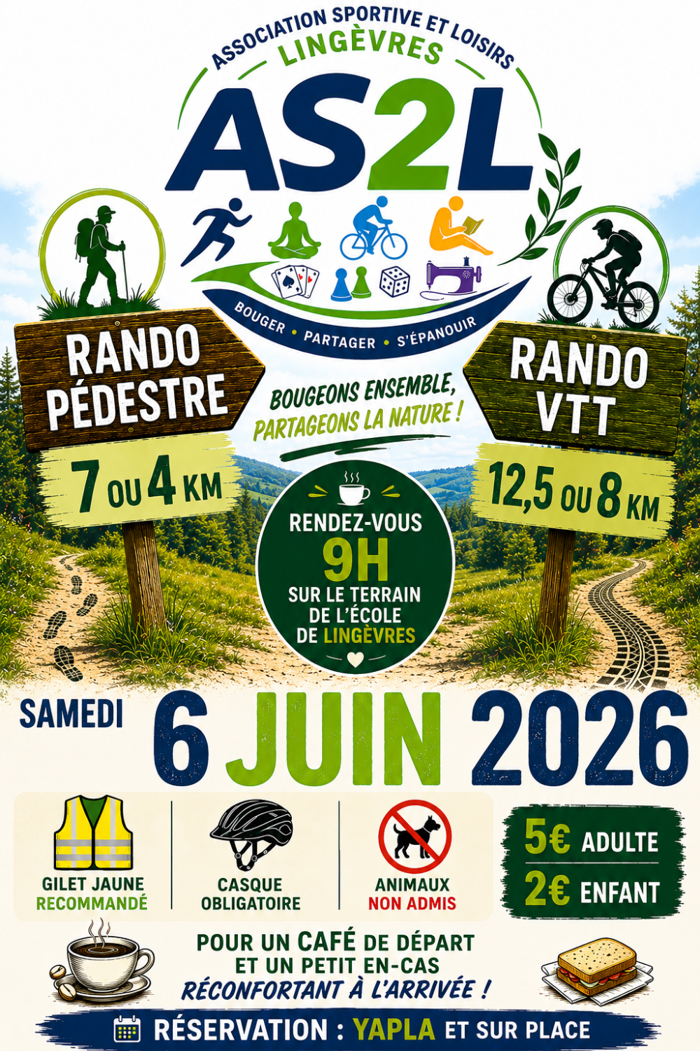Randonnée pédestre et VTT