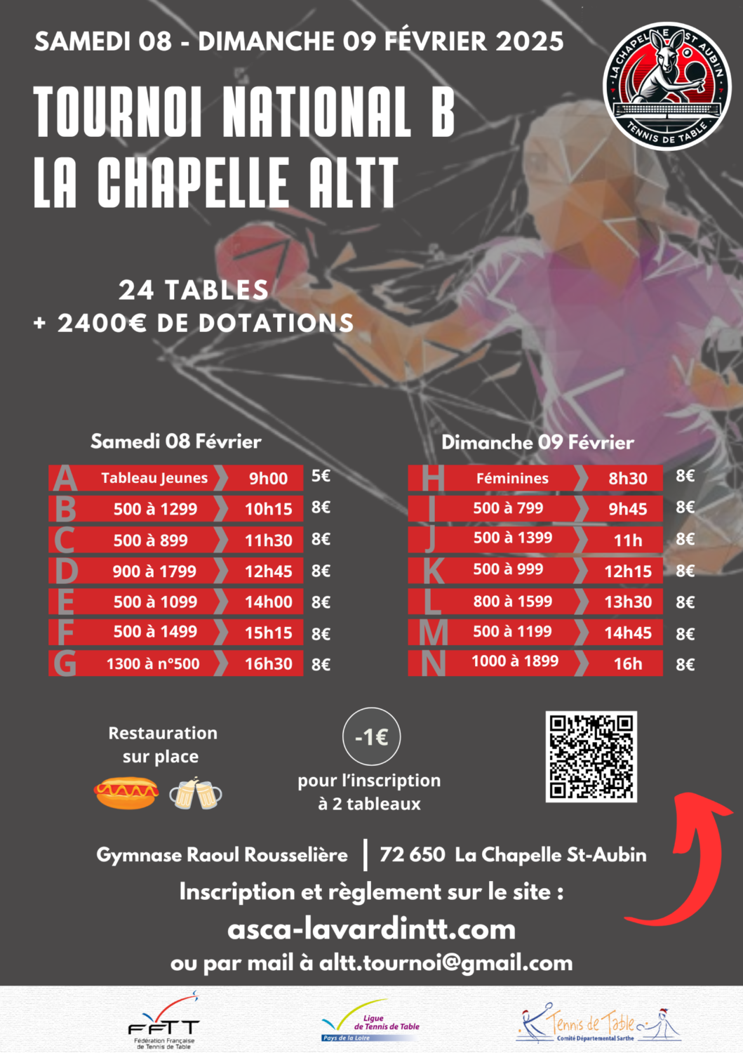 Tournoi National ALTT 2025