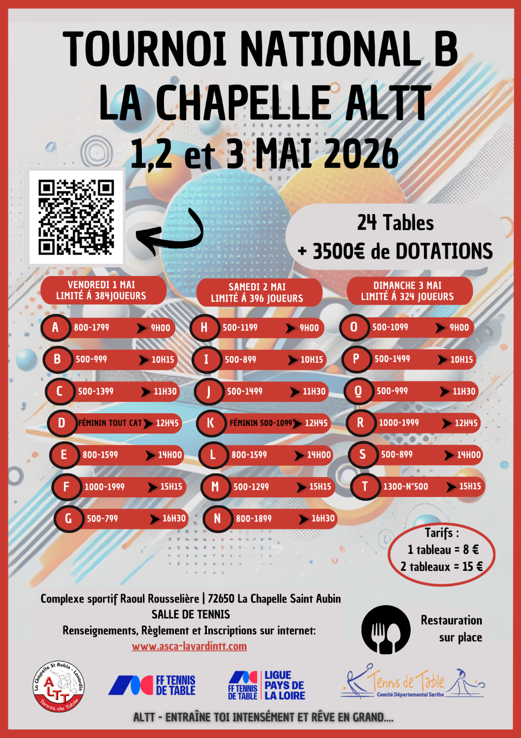 Tournoi National ALTT 2026