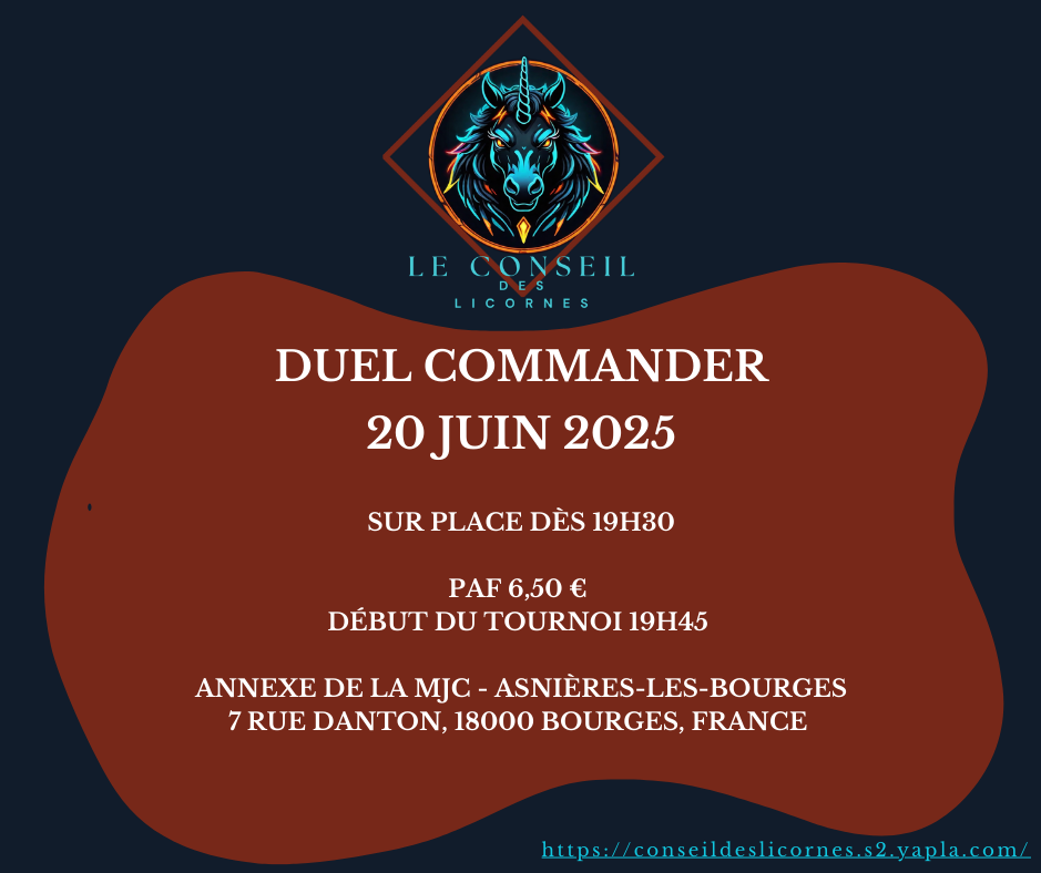 Tournoi 36 : Duel Commander