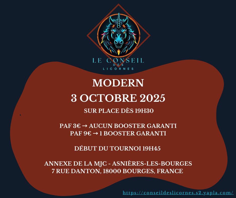 Tournoi 3 : Modern