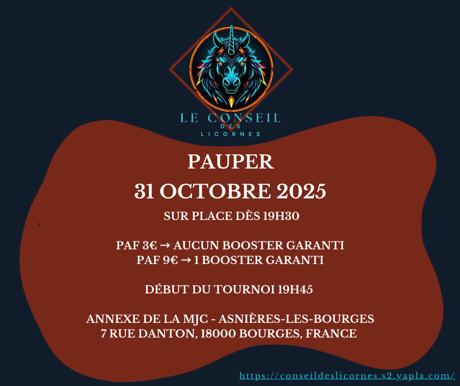 Tournoi 6 : Pauper