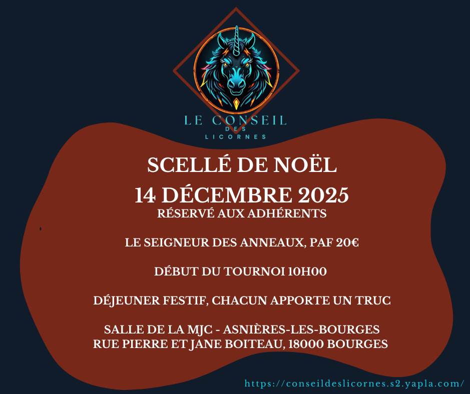 Tournoi 11 : Scellé de Noël réservé aux adhérents