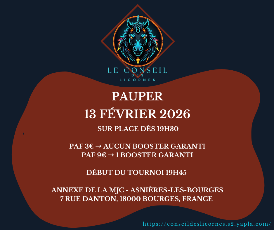 Tournoi 17 : Pauper