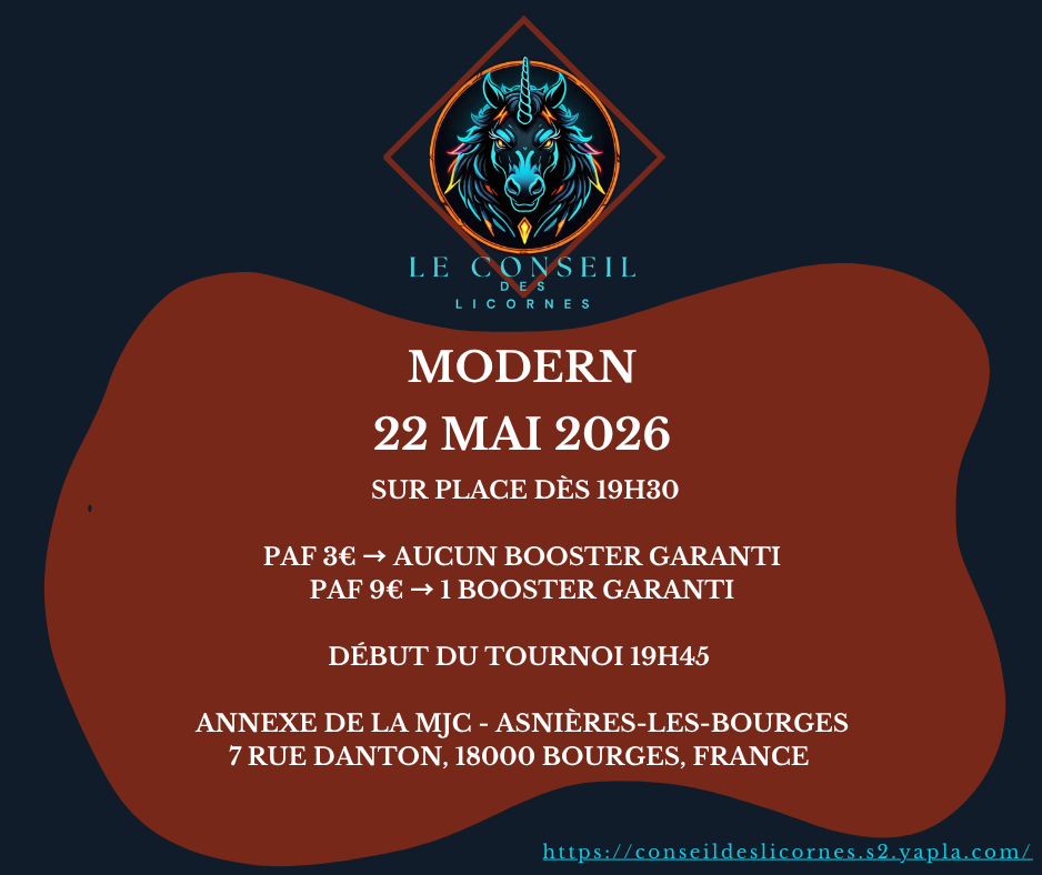 Tournoi 28 : Modern