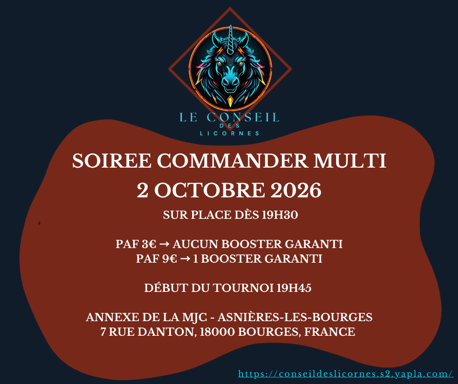 Soirée Commander 