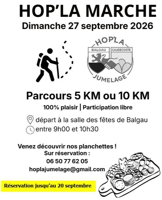 HOP'LA MARCHE !