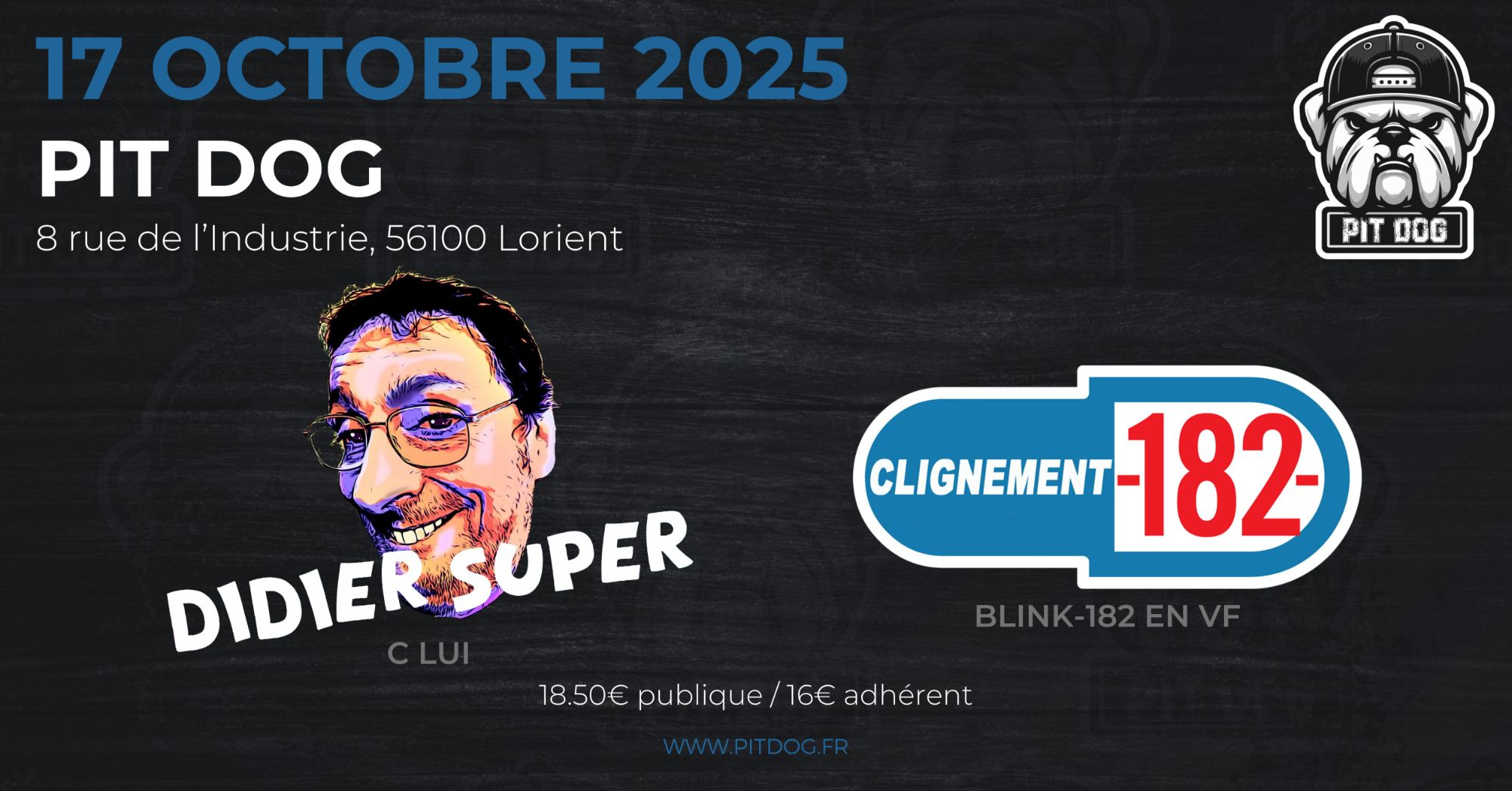DIDIER SUPER | CLIGNEMENT-182 - PIT DOG, Lorient (56)