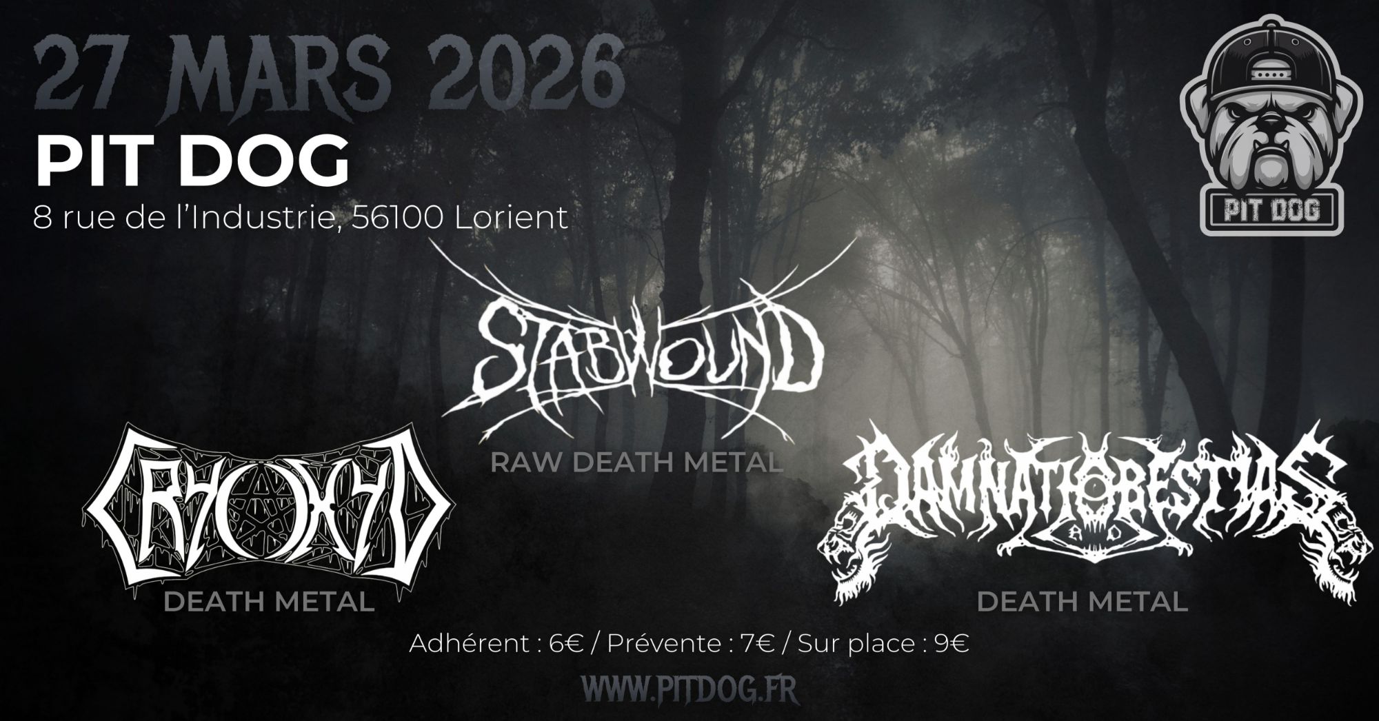 STABWOUND | CRYOXYD | DAMNATION AD BESTIAS
