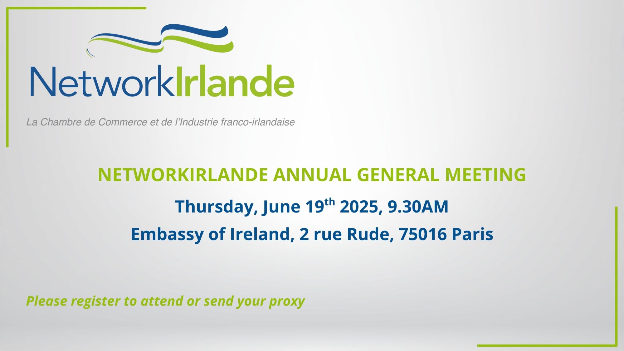 NetworkIrlande AGM 2025