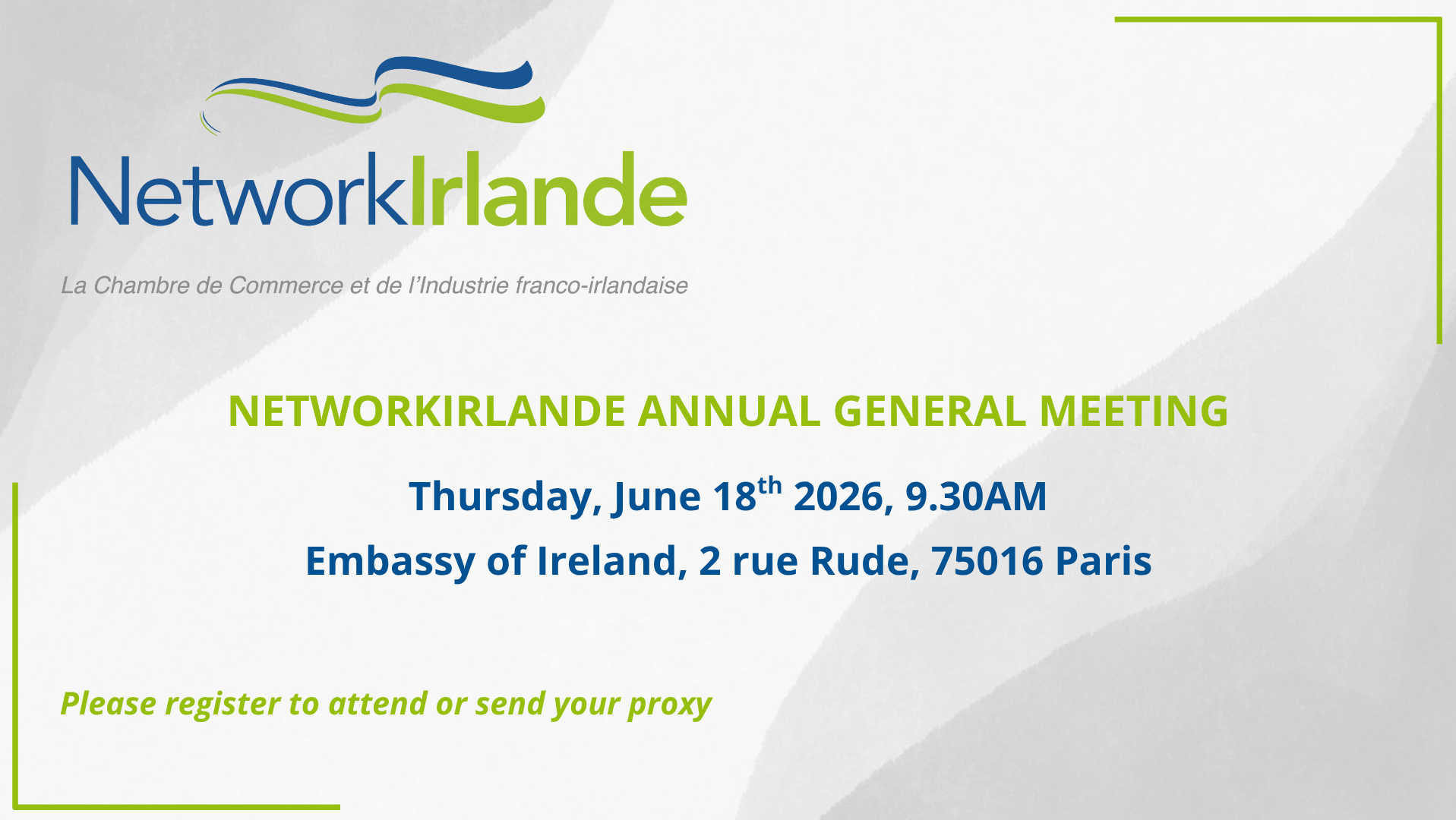 NetworkIrlande AGM 2026