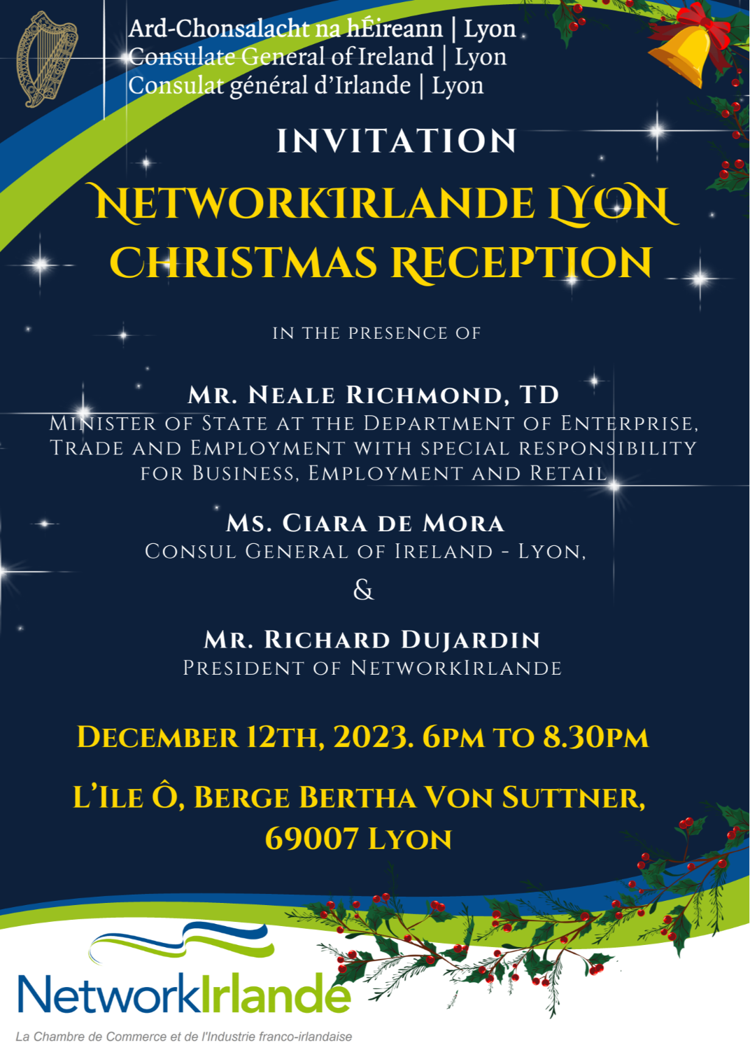 NetworkIrlande Lyon Christmas Reception