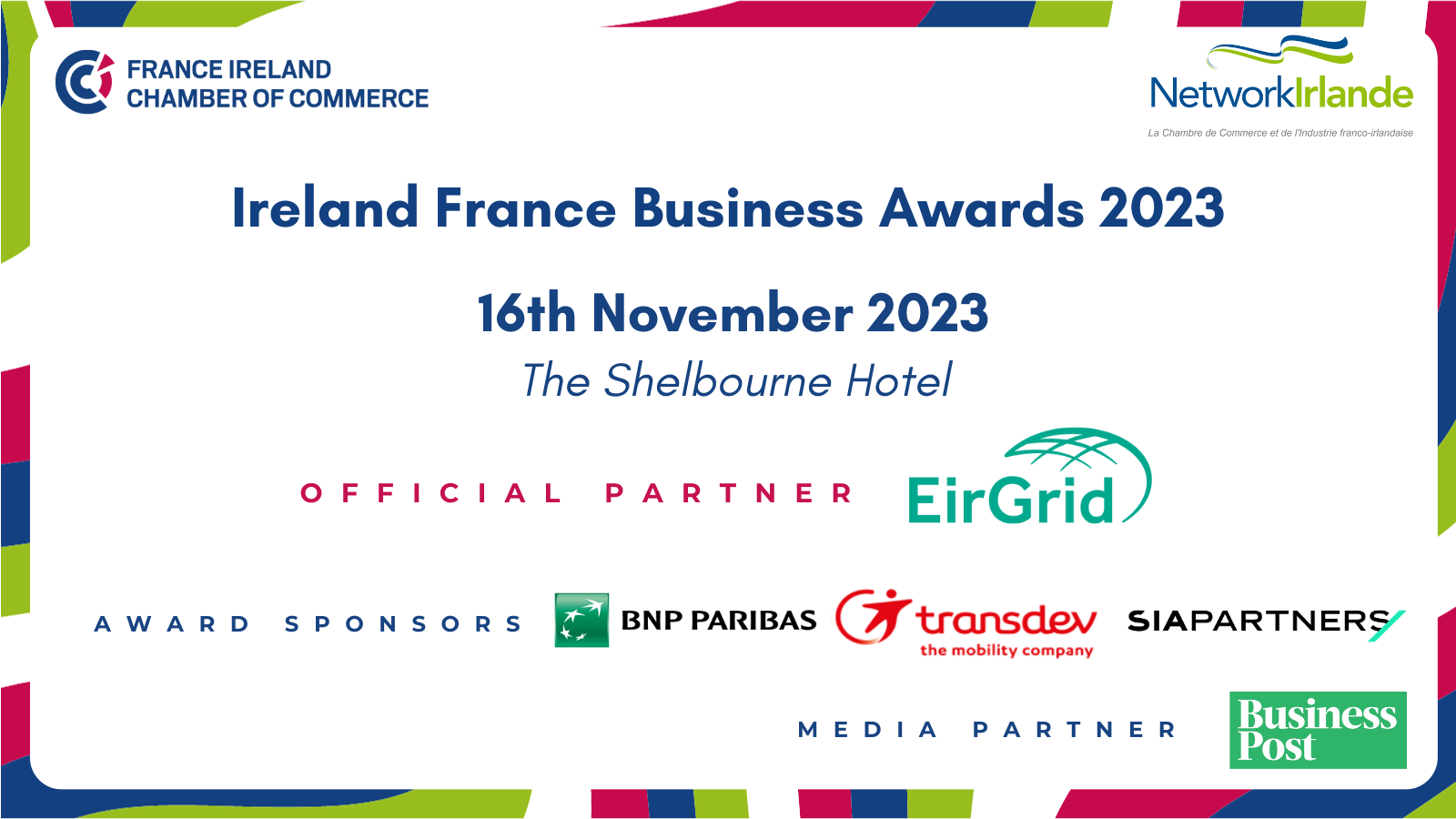 Ireland France Business Awards Ceremony & Gala Dinner 2023