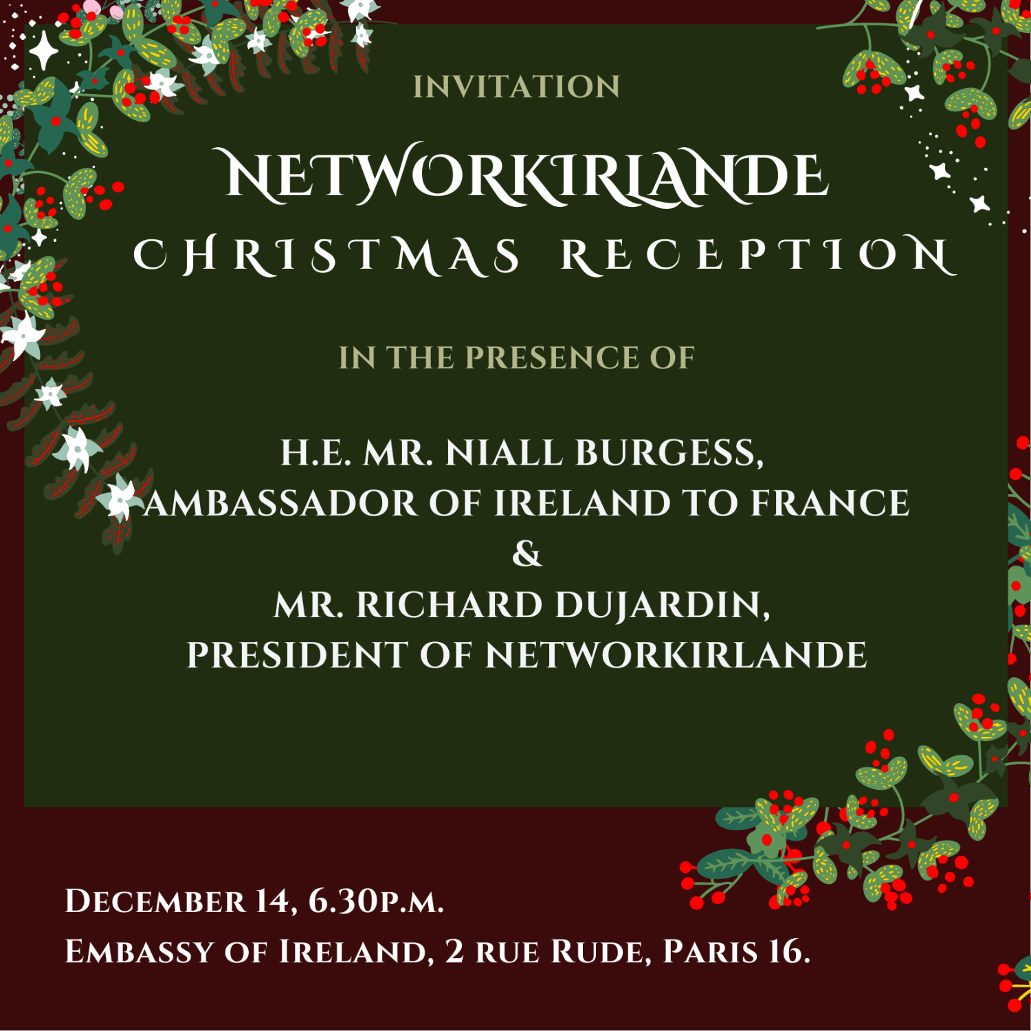 NetworkIrlande Christmas Reception