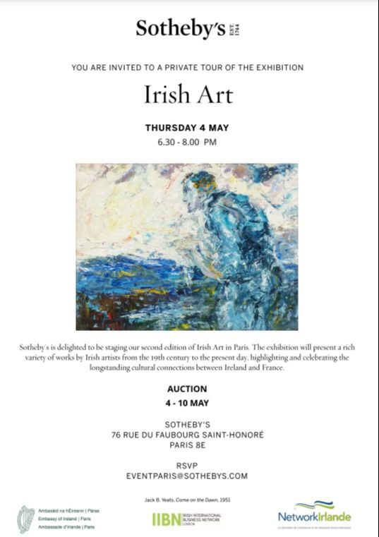 Private tour of Sotheby's Irish Art Exhibition