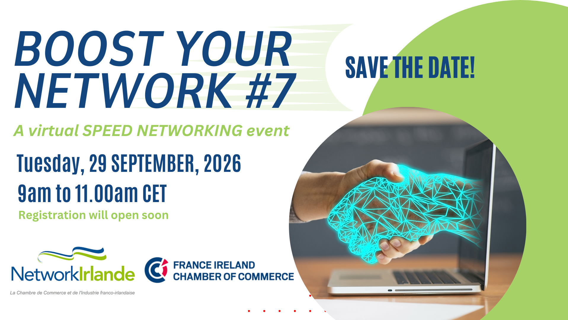 Boost Your Network #7 - Speed Networking 2026 - Save The Date
