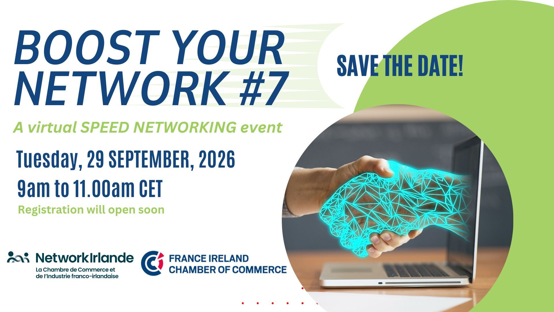 Boost Your Network #7 - Speed Networking 2026 - Save the Date