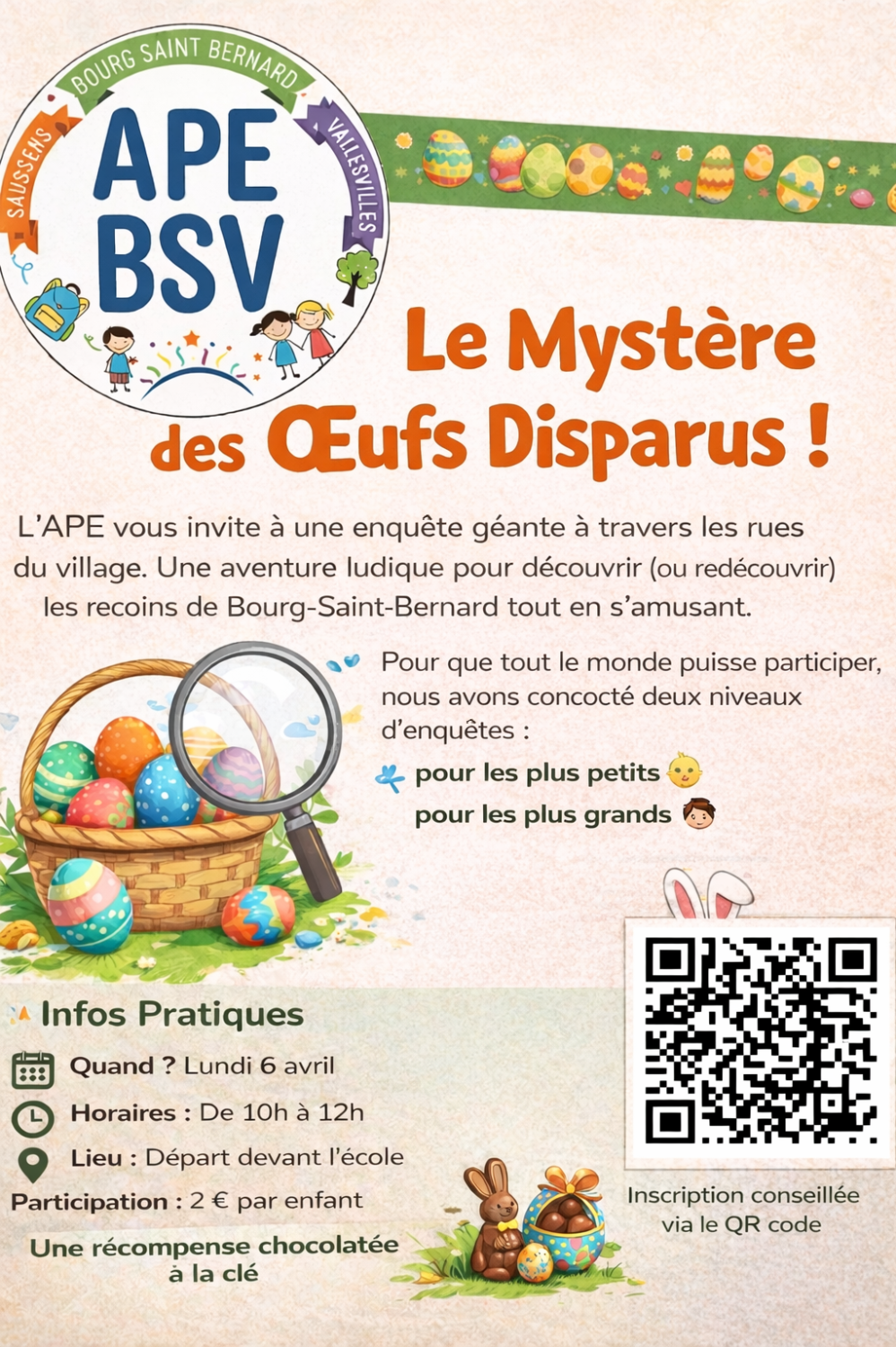 Enquête géante Pâques