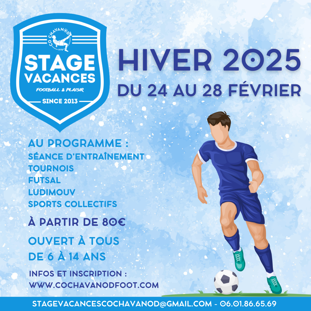 STAGE VACANCES - HIVER 2025