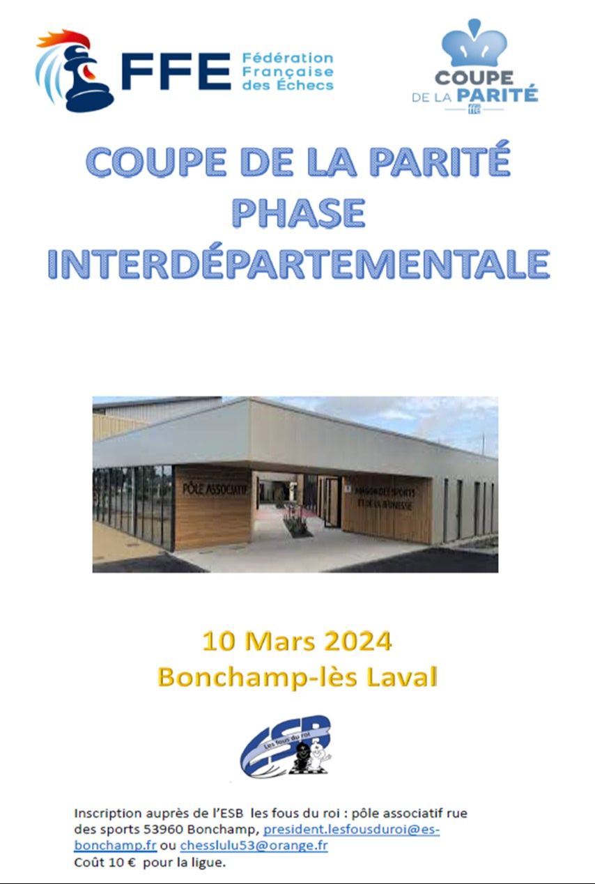 Coupe de la Parité Phase Interdépartementale PDL