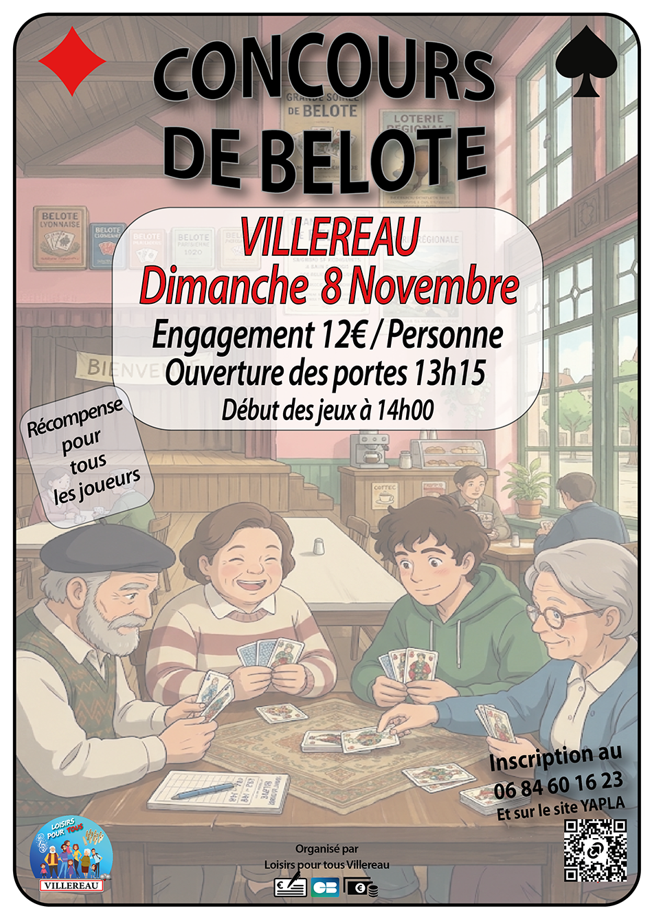Concours de Belote 8Nov2026