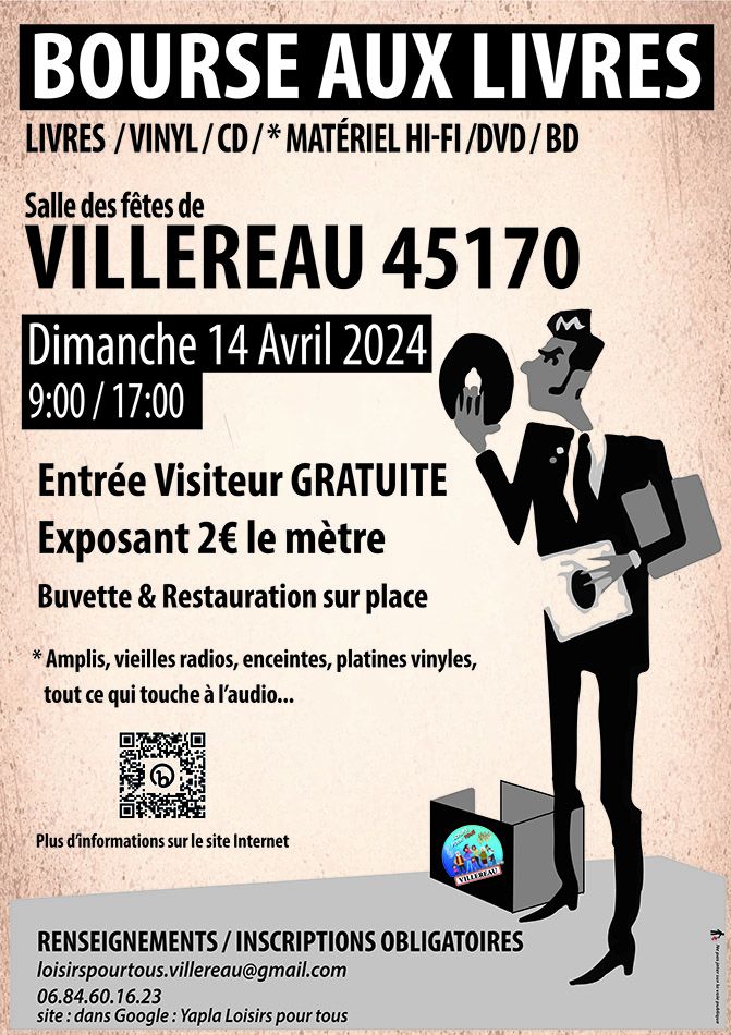 Bourse aux livres, BD, Vinyles, CD.. Avril 2024