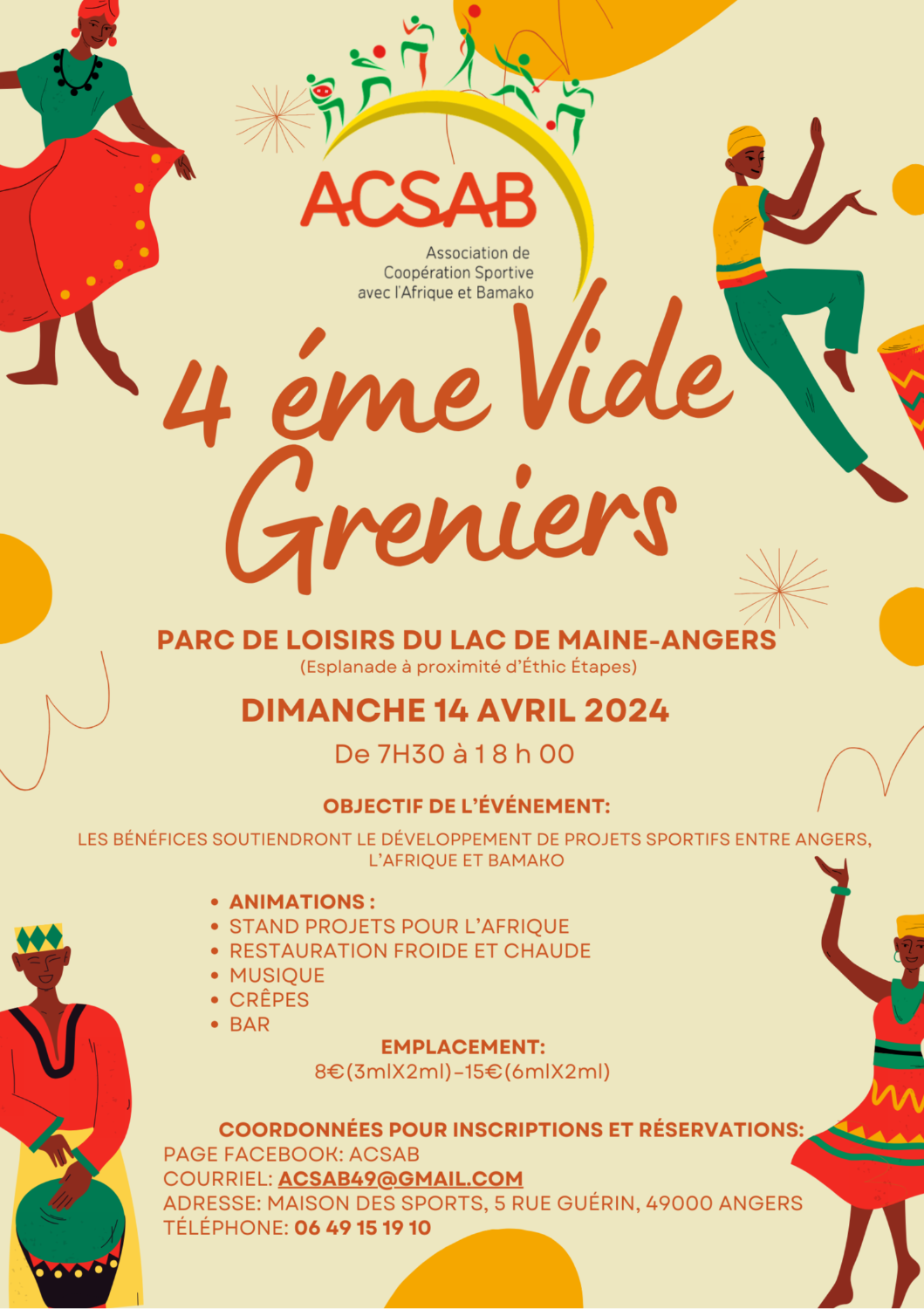 ACSAB  Vide greniers 2025