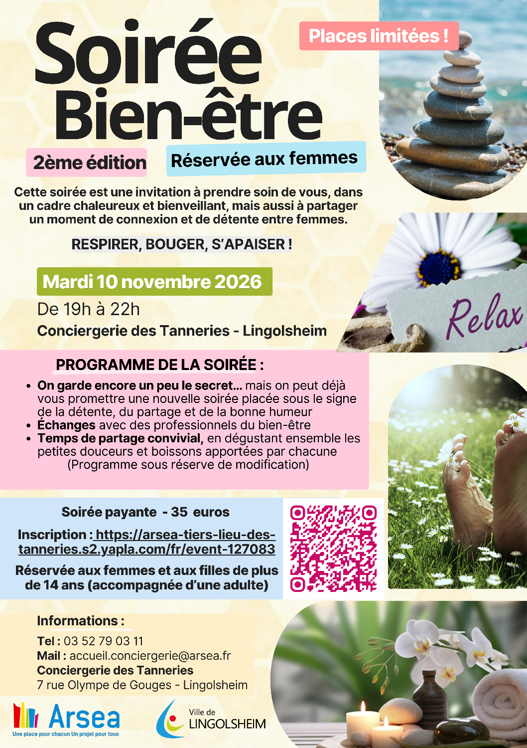 Soirée bien-être dédiée aux femmes