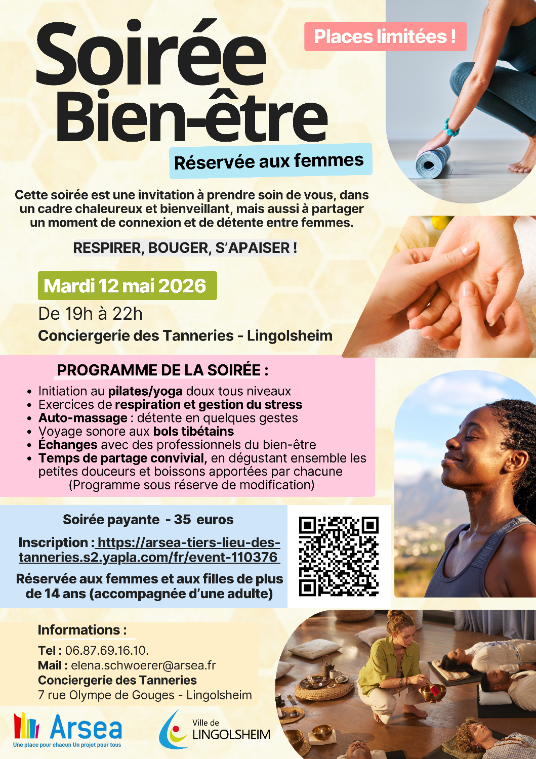 Soirée bien-être dédiée aux femmes