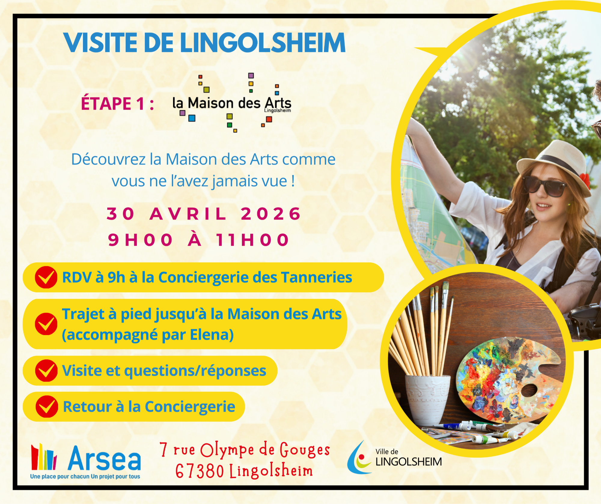 Visite Maison des Arts - Lingolsheim