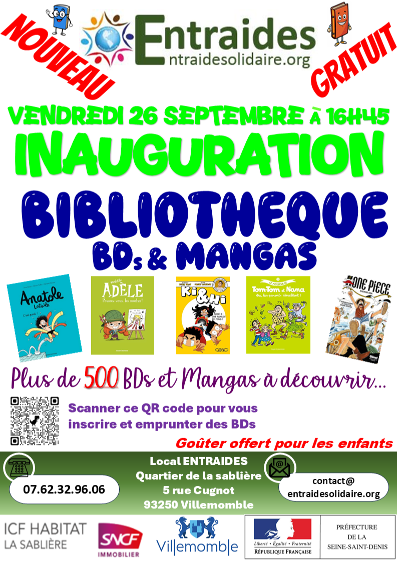 Inauguration de la bibliothèque