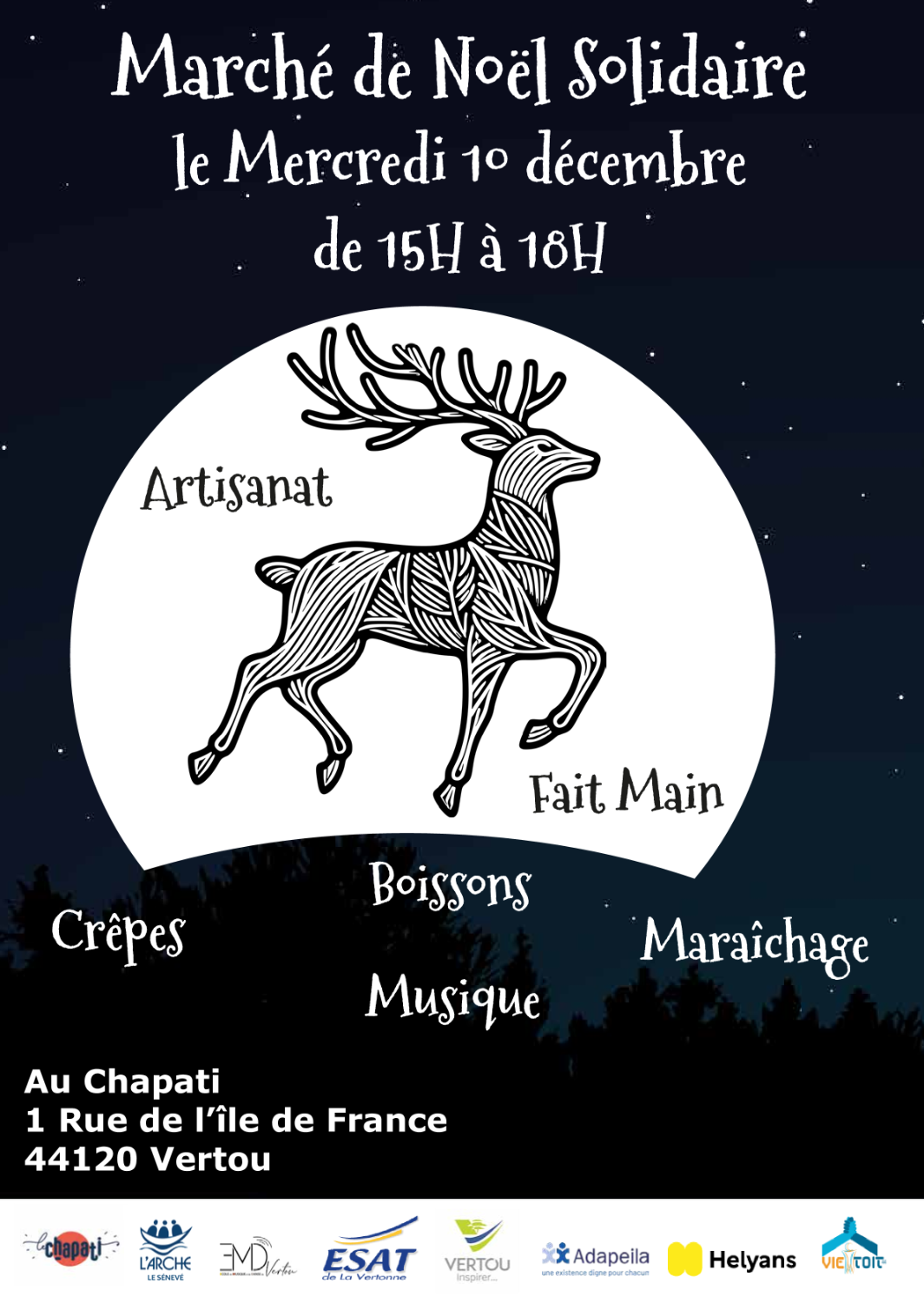 Marché de Noël Solidaire et Concert des élèves de l'EMD