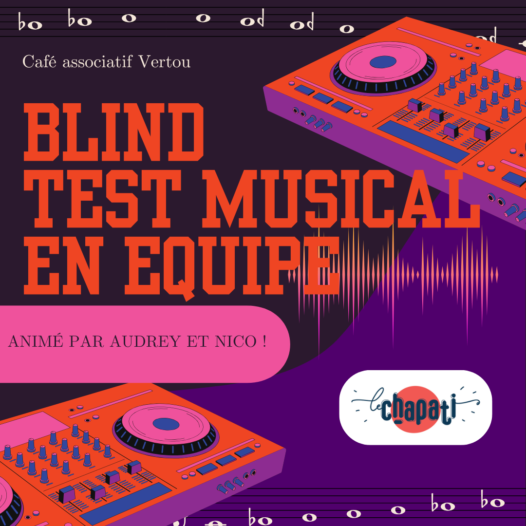 Soirée Blind Test musical en équipe