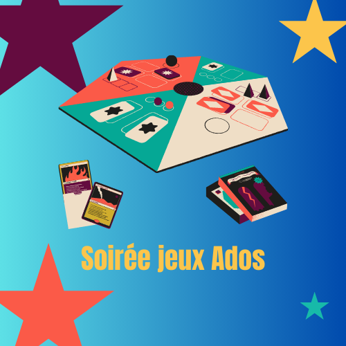 Soirée Jeux de société pour les ados ! Apporte ton jeu favori !