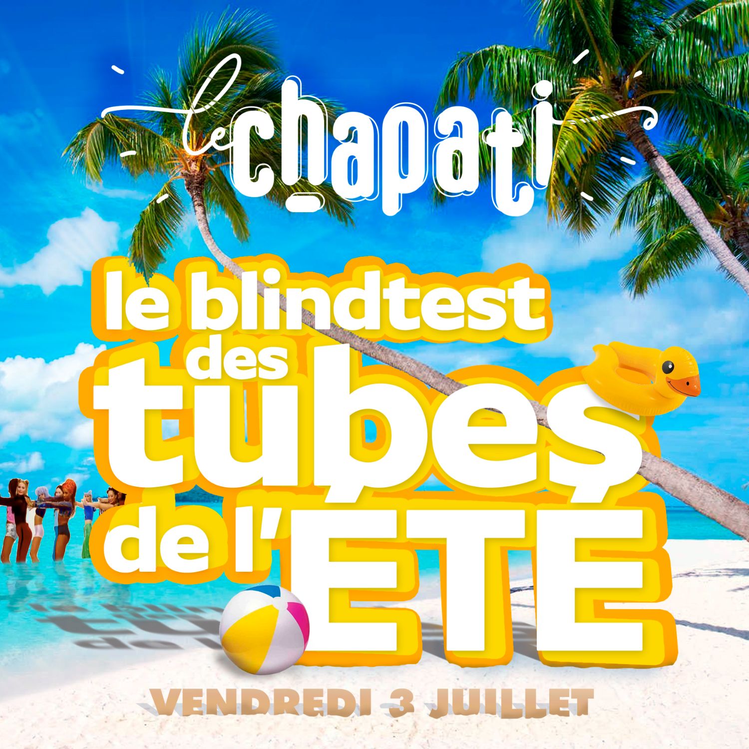 Blind test musical en équipe spécial tubes de l'été !
