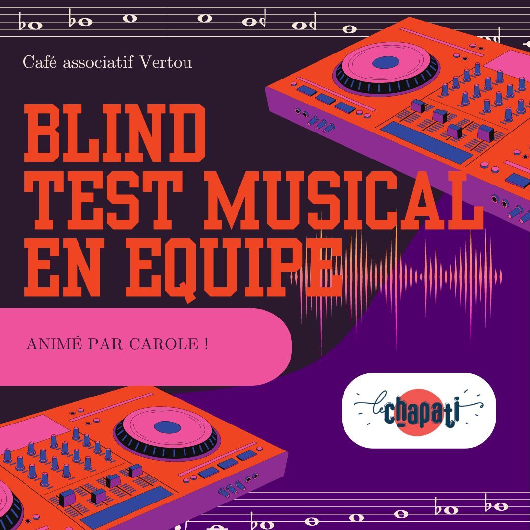 Soirée Blind Test musical en équipe