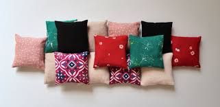 Atelier Couture : coussin de massage en marrons séchés