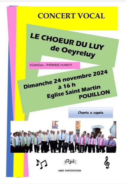 Concert Le Chœur du Luy