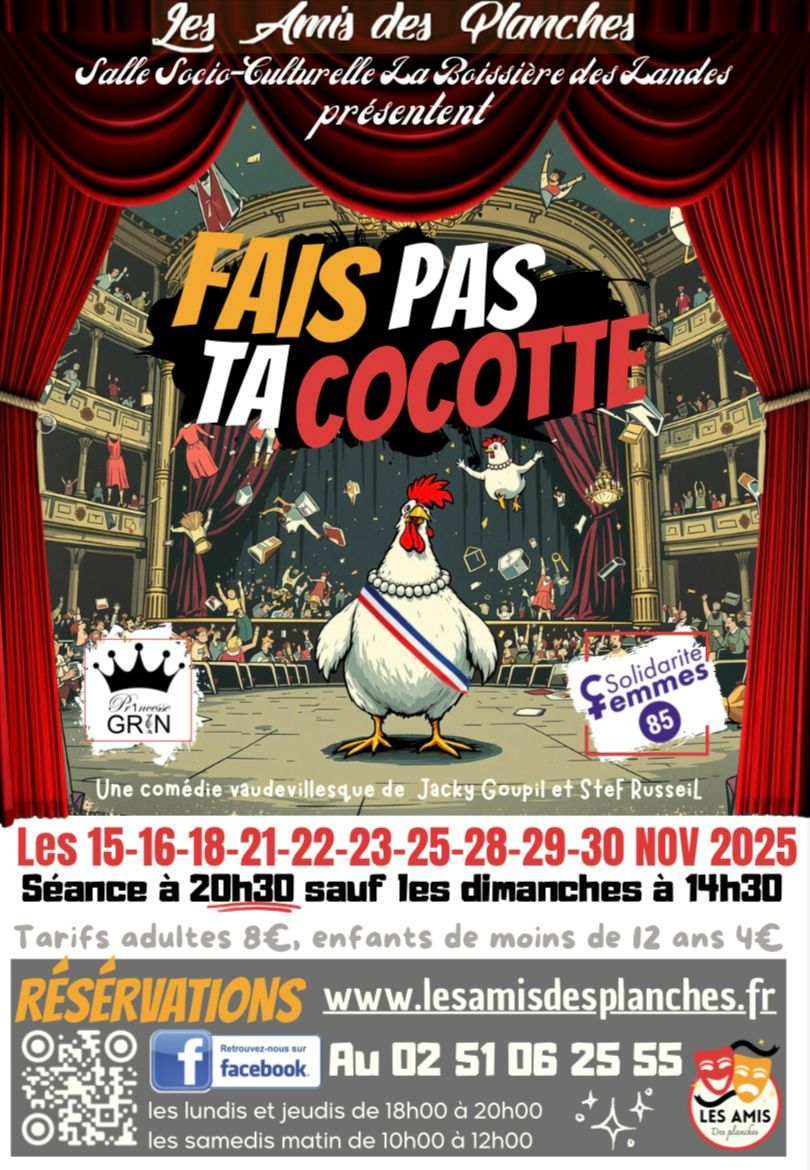 Fais pas ta cocotte  S 15 nov