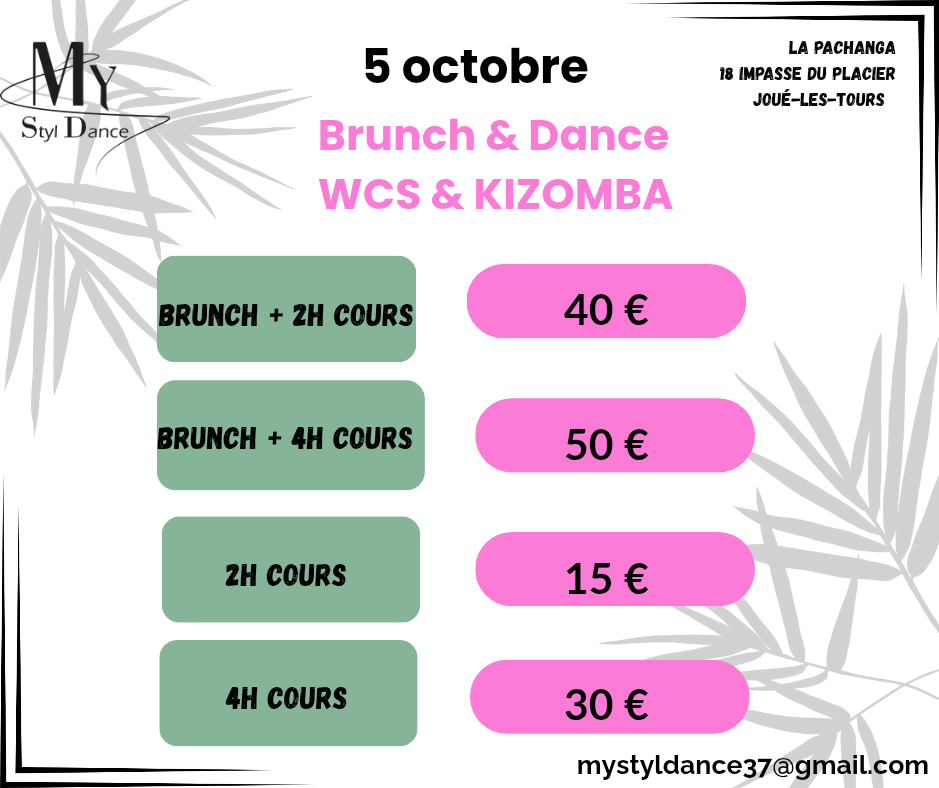 BRUNCH DANCE WCS & KIZOMBA