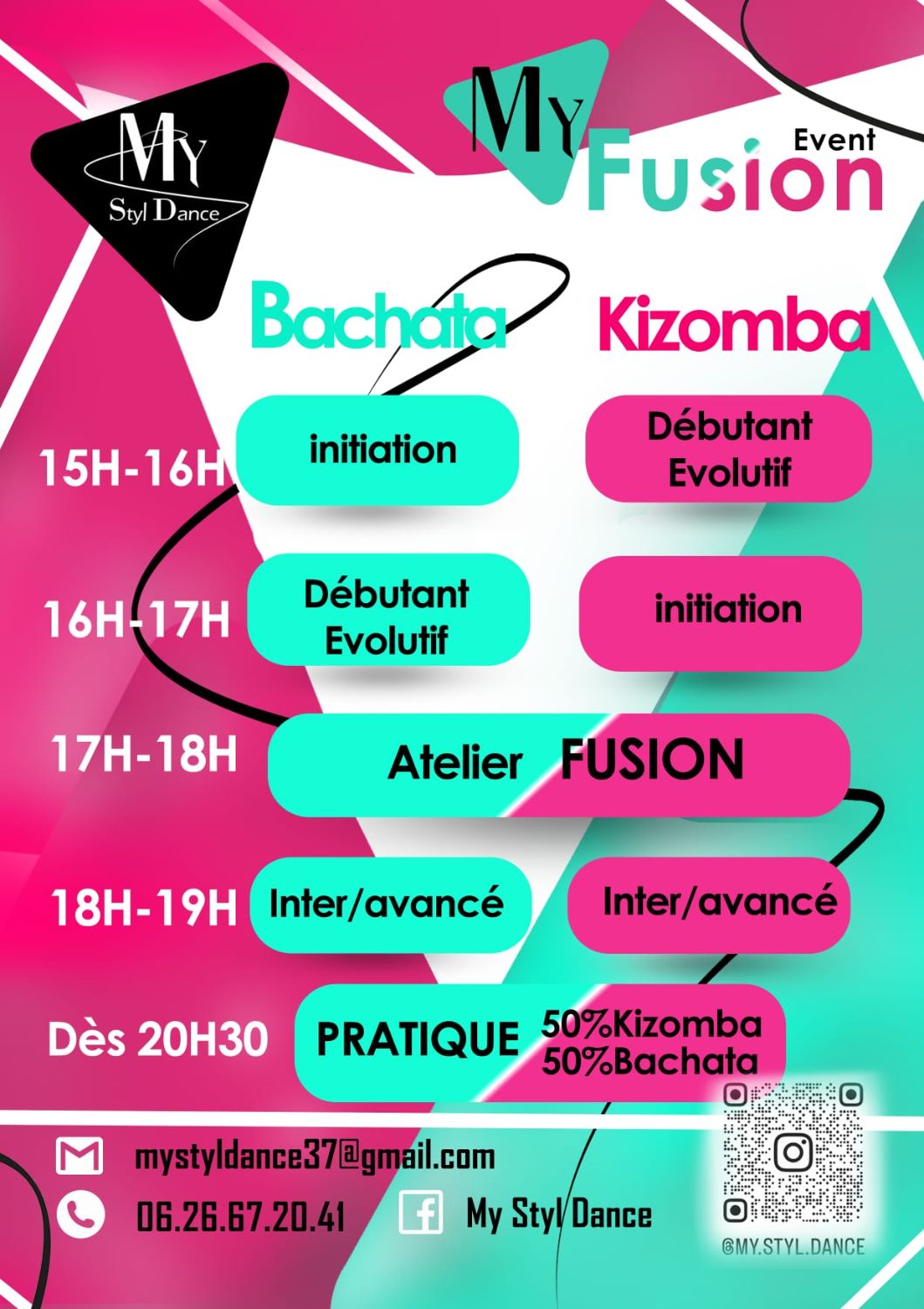 MY FUSION EVENT BACHATA & KIZOMBA