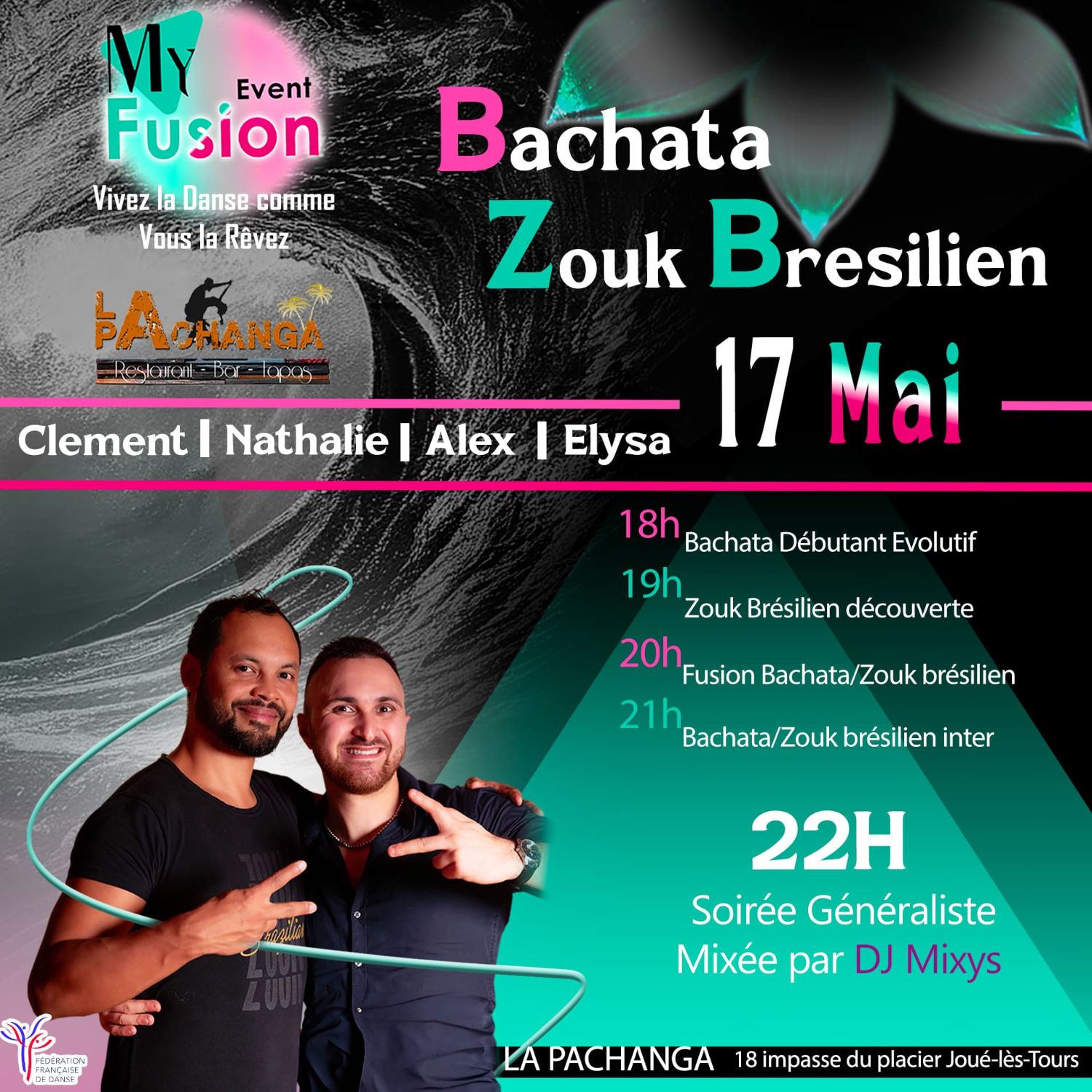 MY FUSION EVENT BACHATA ZOUK BRÉSILIEN