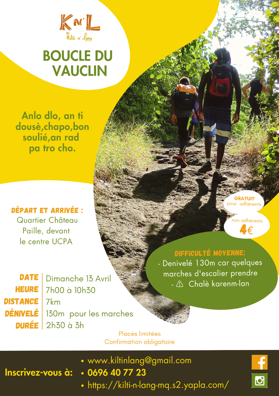 La randonnée VAUCLIN