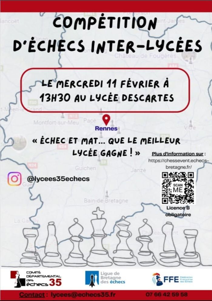 Compétition d'échecs inter-lycées
