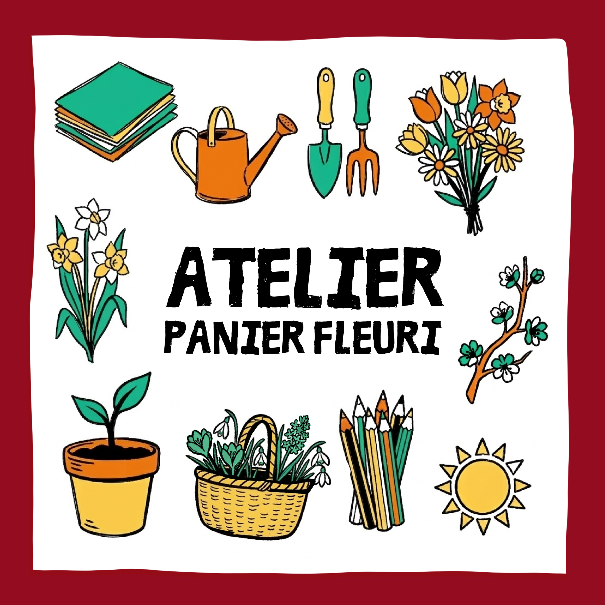 ATELIER PANIER FLEURI