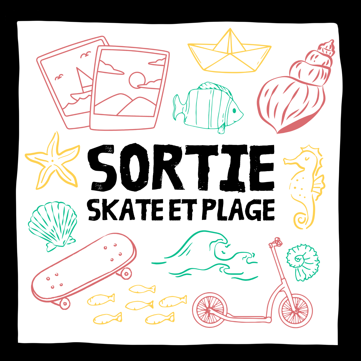 SORTIE SKATE ET PLAGE