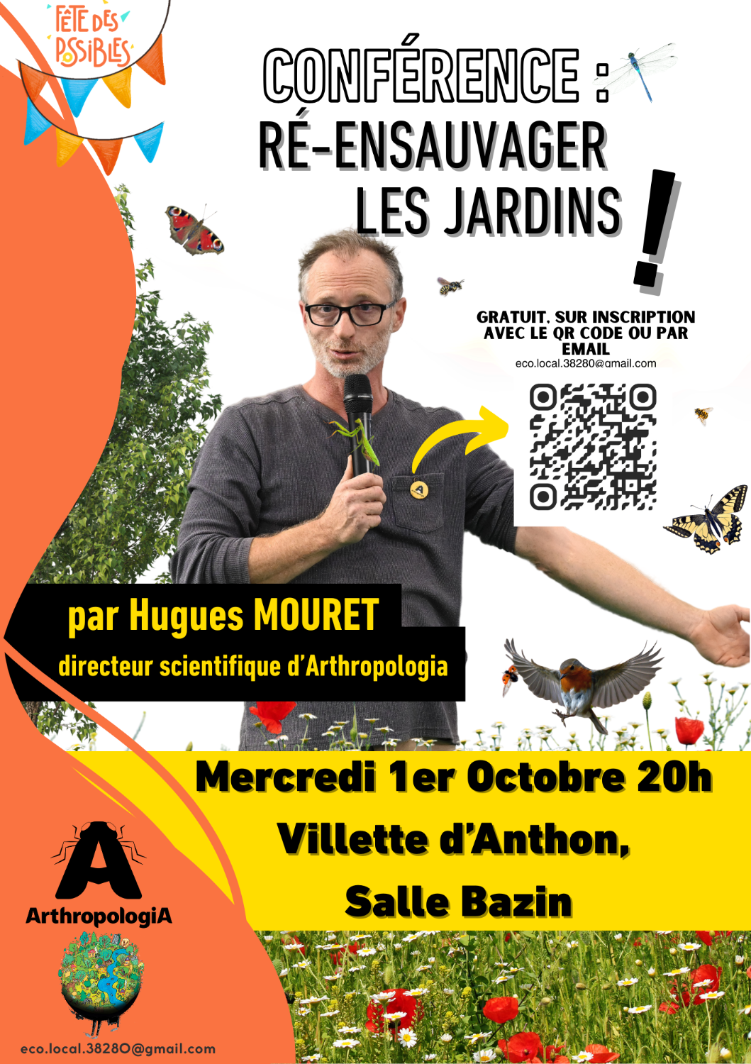 Conférence Ré-ensauvager les jardins