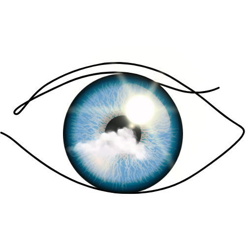 Logo un regard sans nuage - ensemble pour la cataracte congenitale