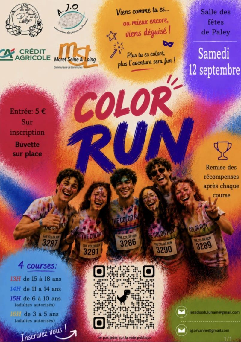 COLOR RUN organisée par les juniors associations AJO & LADL