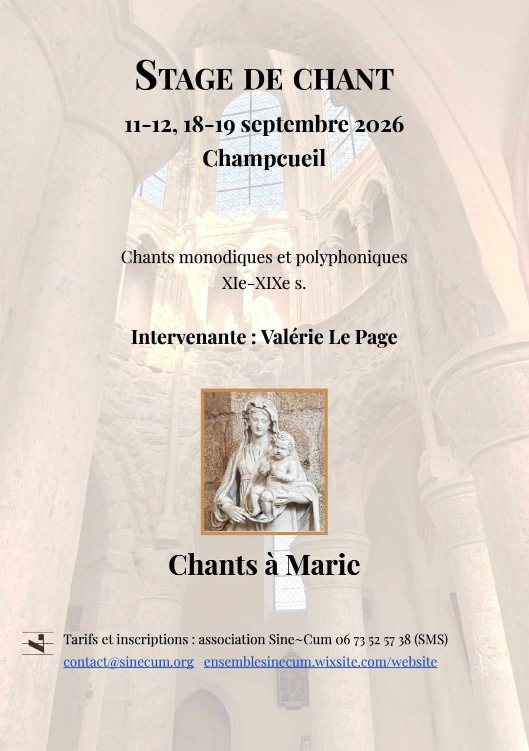 Chants à Marie